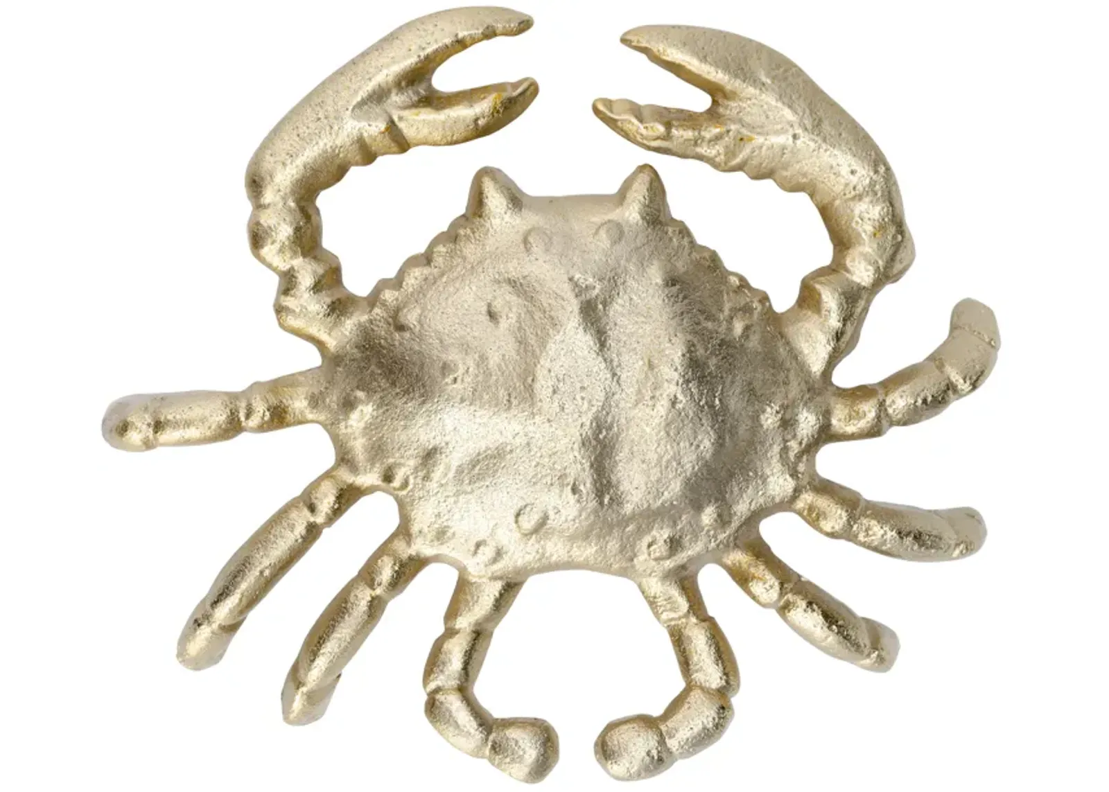 Metal,9", Crab Deco,champagne