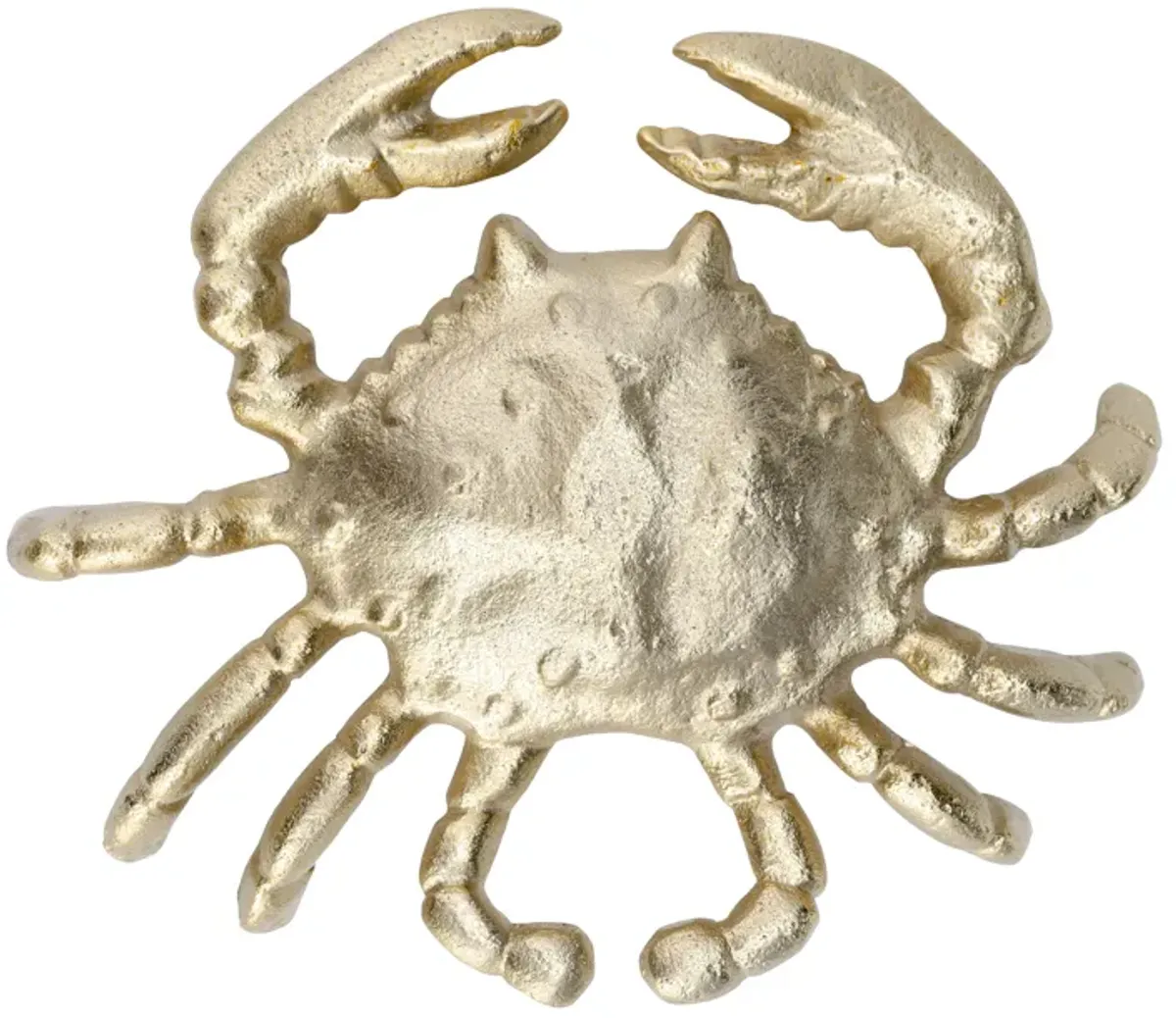 Metal,9", Crab Deco,champagne