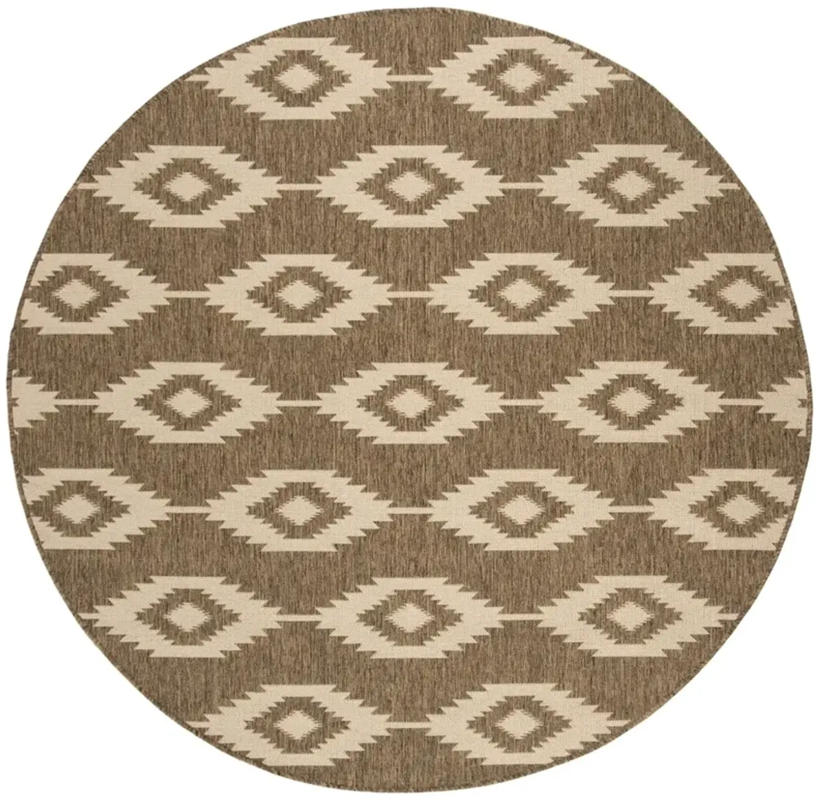 BEACH HOUSE 171 Beige 6'-7' X 6'-7' Round Round Rug