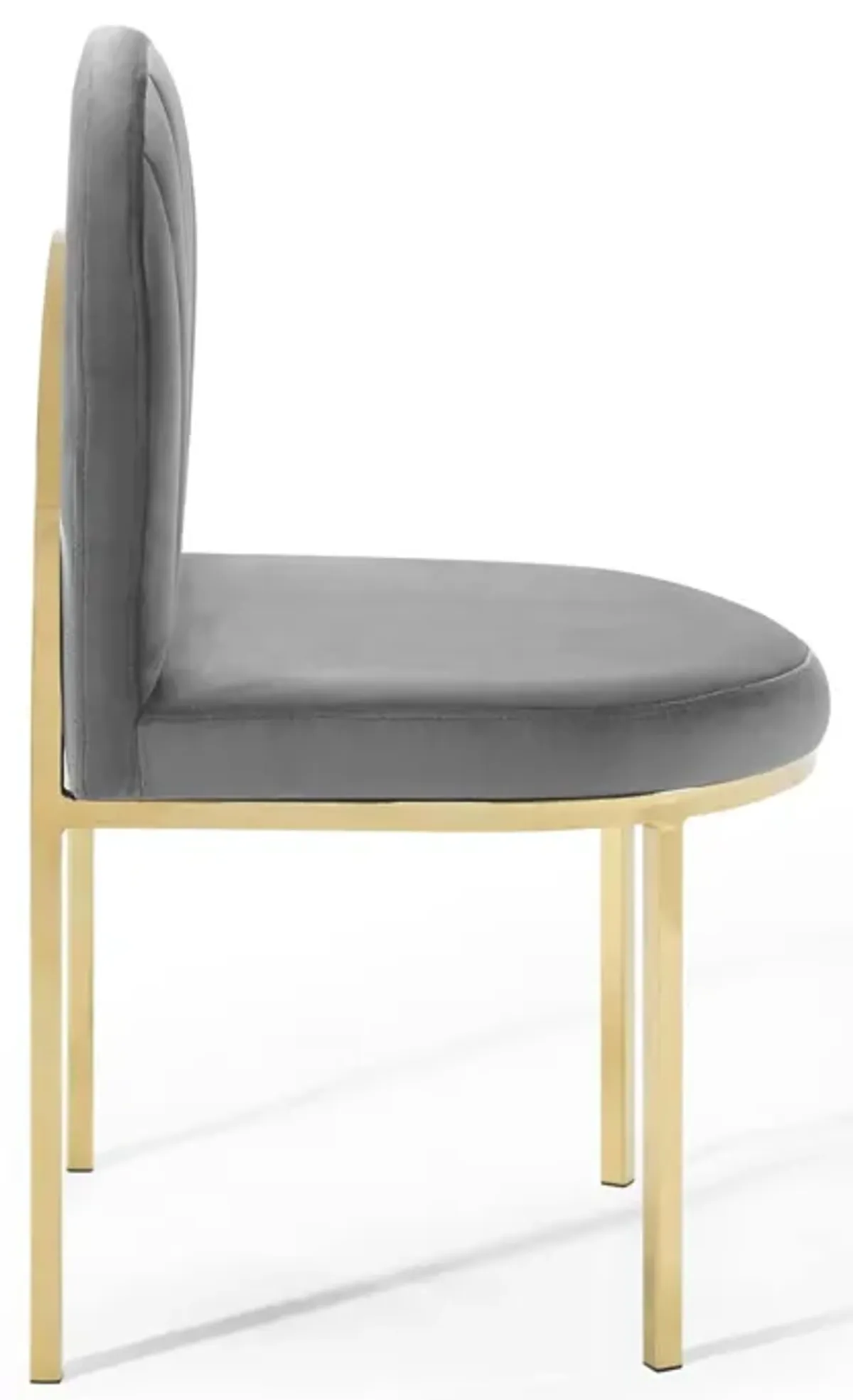 Isla Channel Tufted Performance Velvet Dining Side Chair