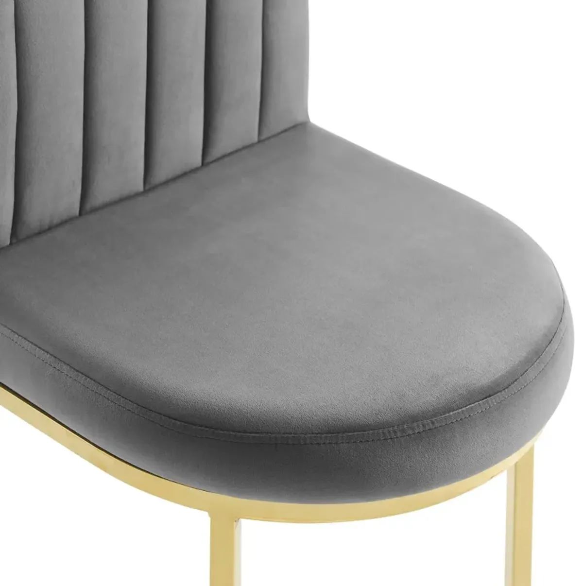 Isla Channel Tufted Performance Velvet Dining Side Chair