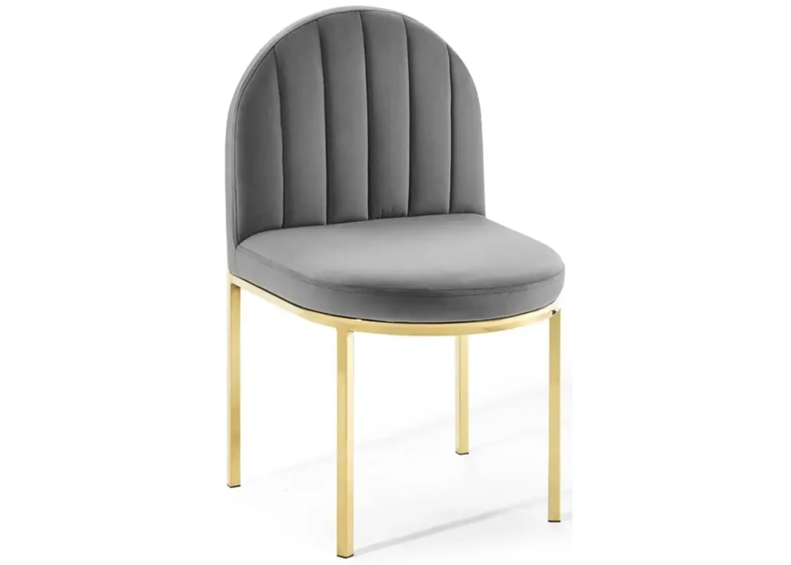 Isla Channel Tufted Performance Velvet Dining Side Chair