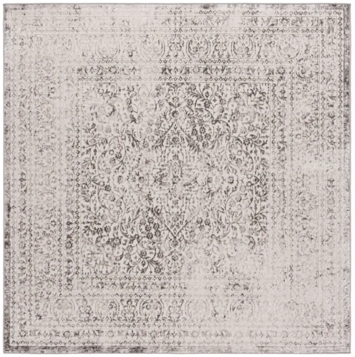 ORCHARD 222 GREY  6'-7' x 6'-7' Square Square Rug