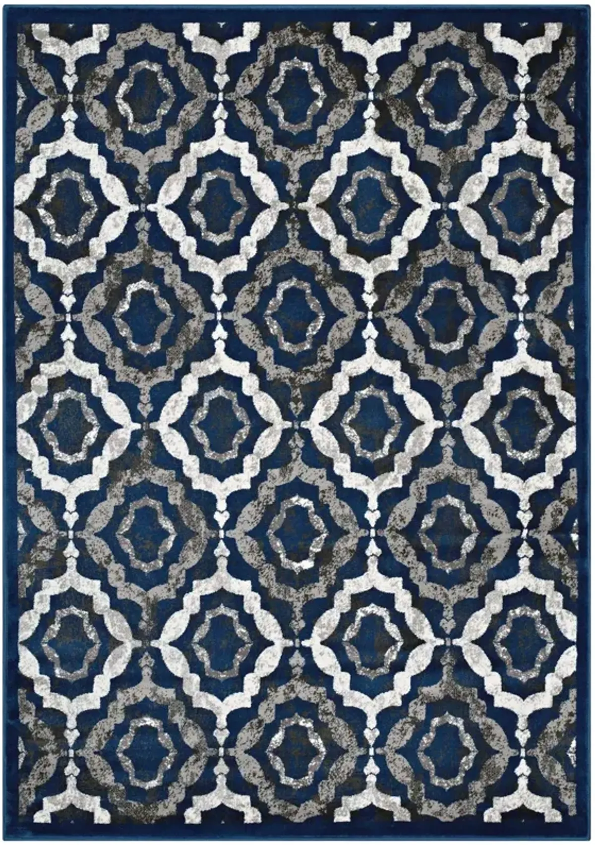 Kalinda Rustic Vintage Moroccan Trellis 5x8 Area Rug