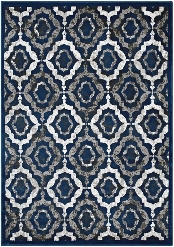 Kalinda Rustic Vintage Moroccan Trellis 5x8 Area Rug