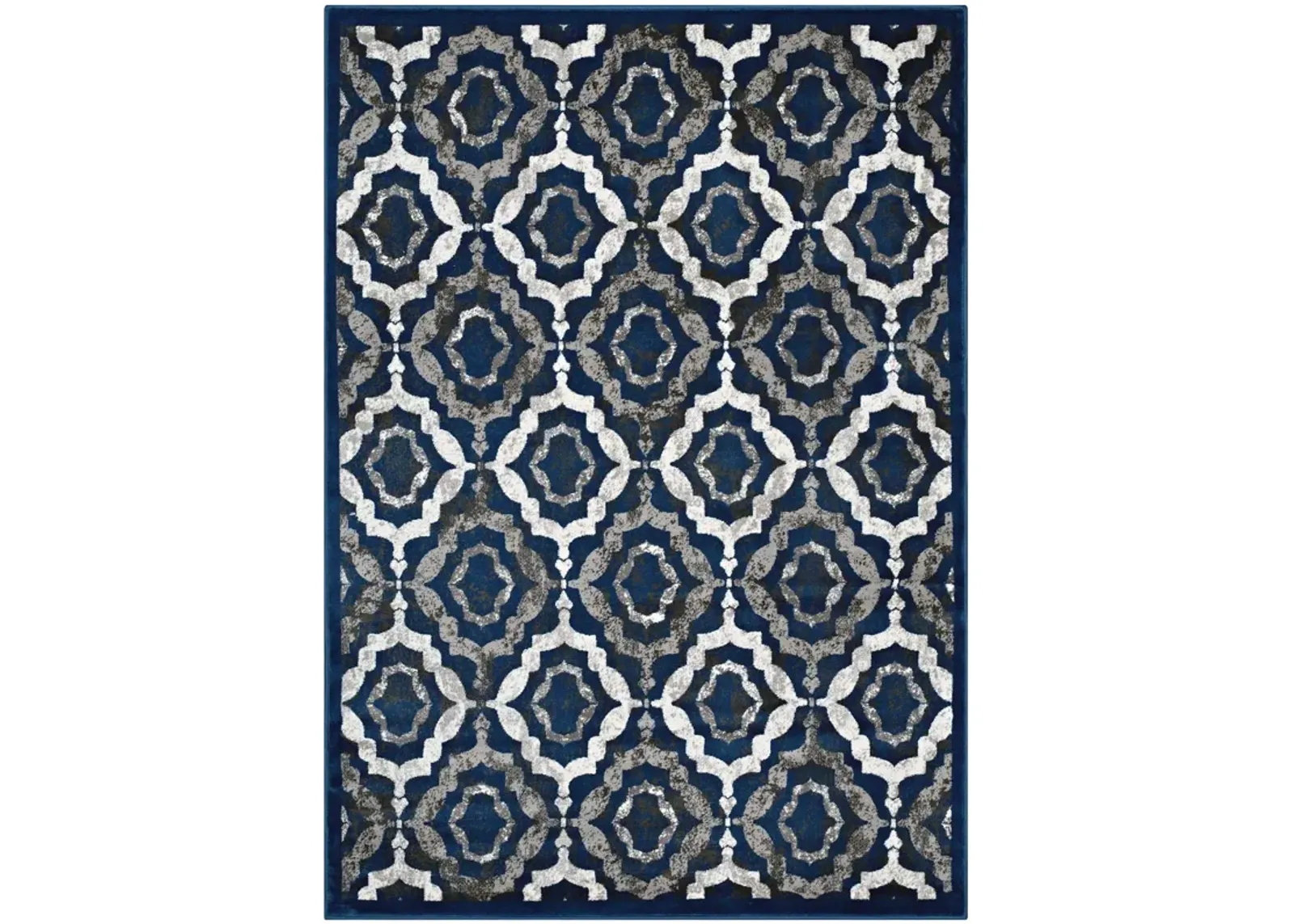 Kalinda Rustic Vintage Moroccan Trellis 5x8 Area Rug