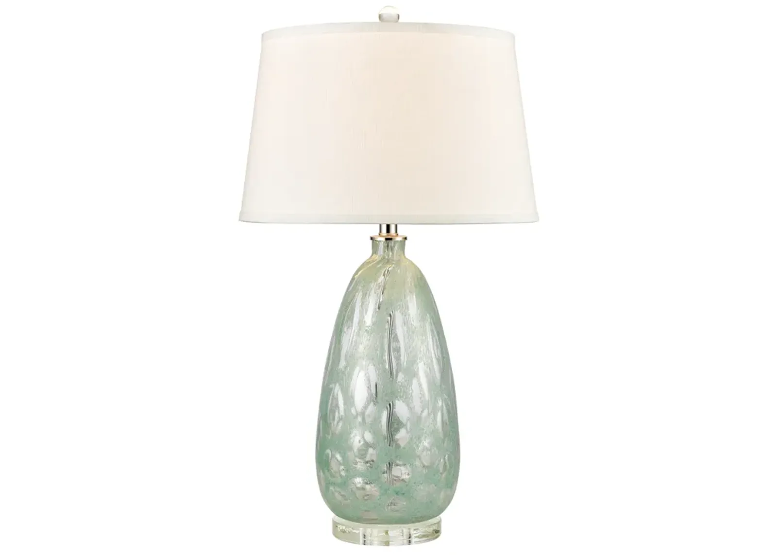 Bayside Blues 29'' High 1-Light Table Lamp - Mint - Includes LED Bulb