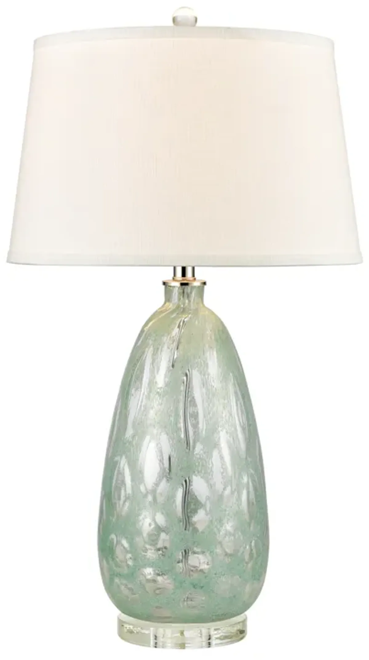 Bayside Blues 29'' High 1-Light Table Lamp - Mint - Includes LED Bulb