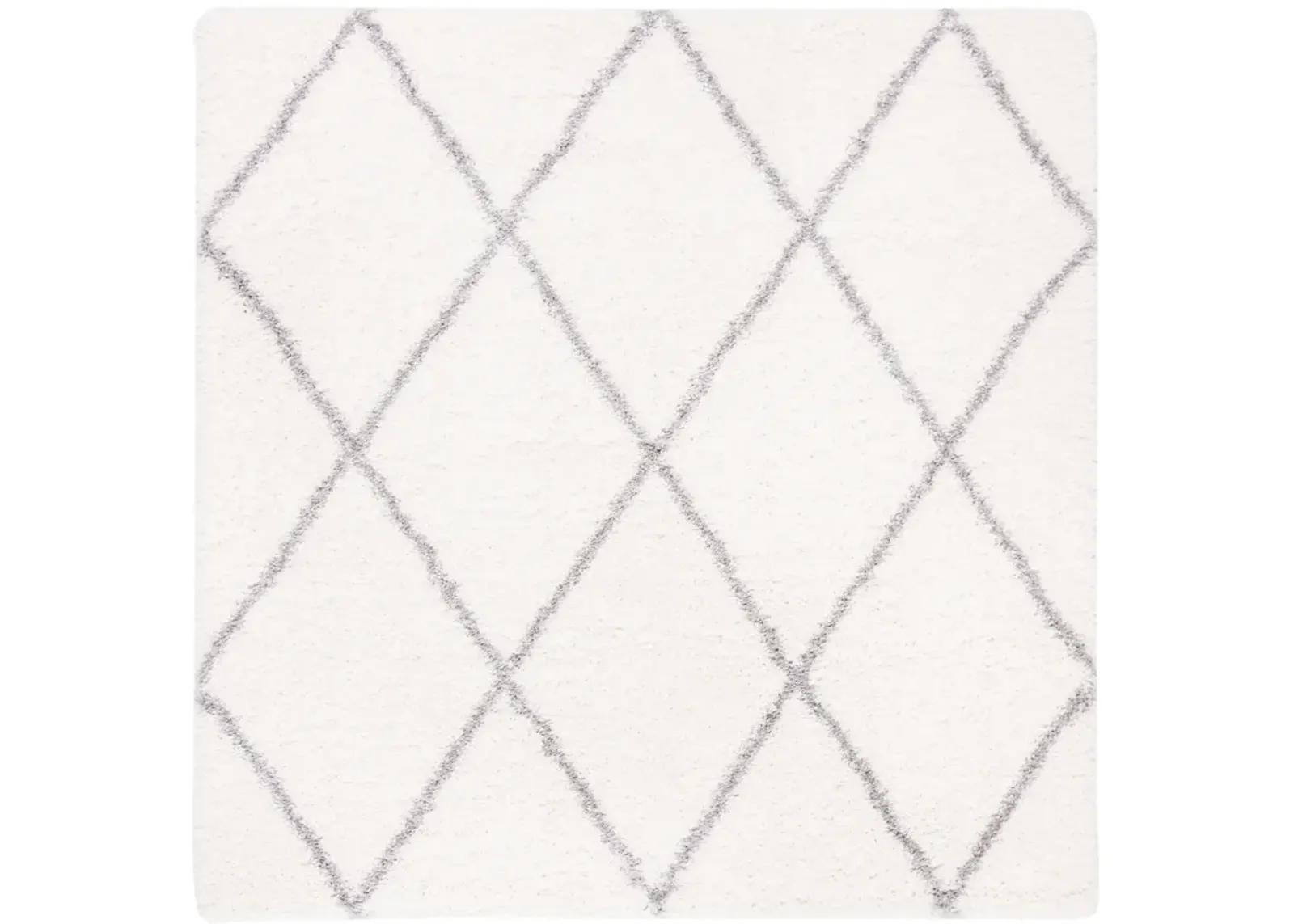 FONTANA SHAG Square Power Loomed 6'-7" X 6'-7" Square Rug