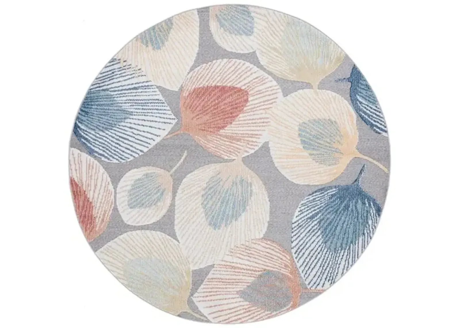 SARASOTA 110 Multi 6'-7' X 6'-7' Round Round Rug