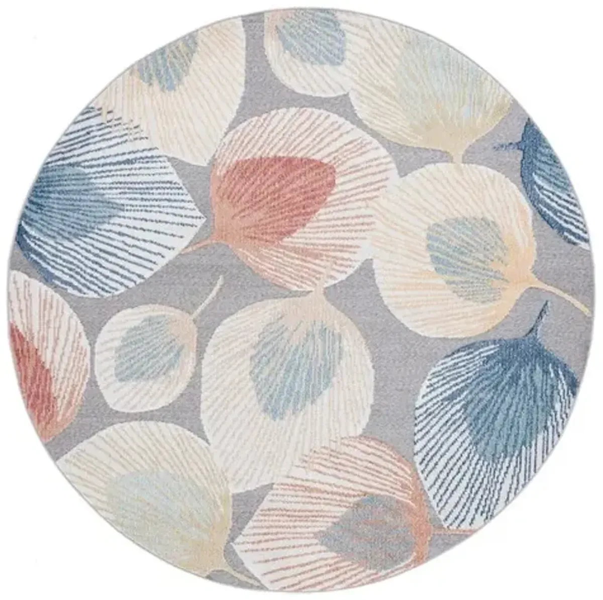 SARASOTA 110 Multi 6'-7' X 6'-7' Round Round Rug