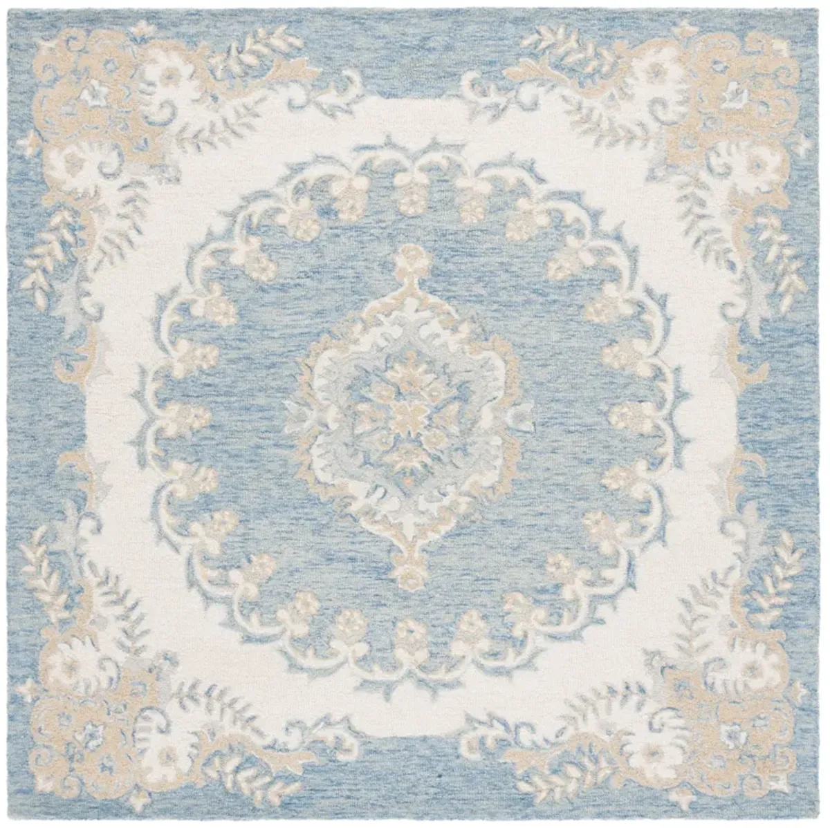 EBONY Hand Tufted 6' x 6' Square area rug