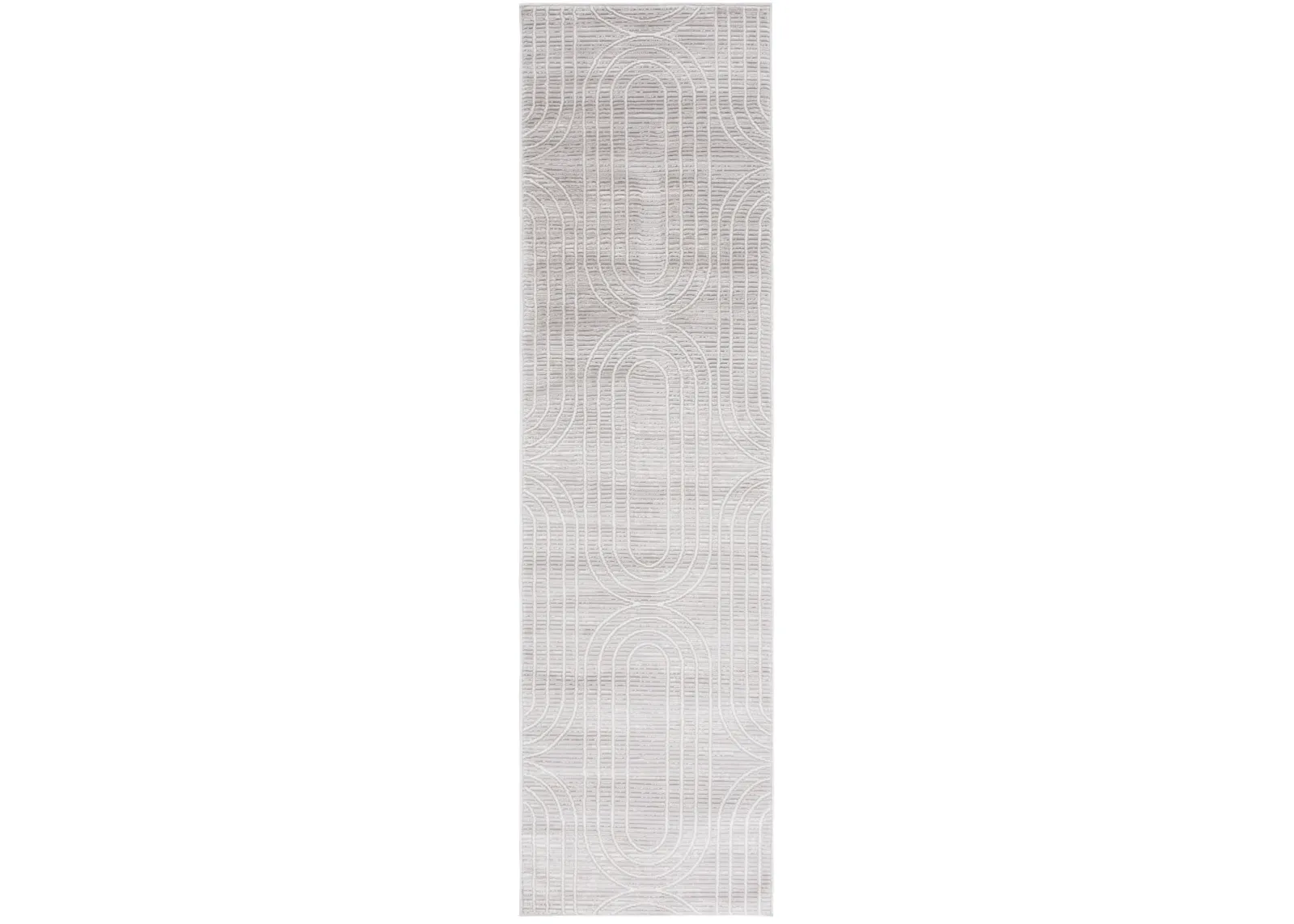 ARCHWAY 808 GREY  2'-2' x 8' Runner Rug