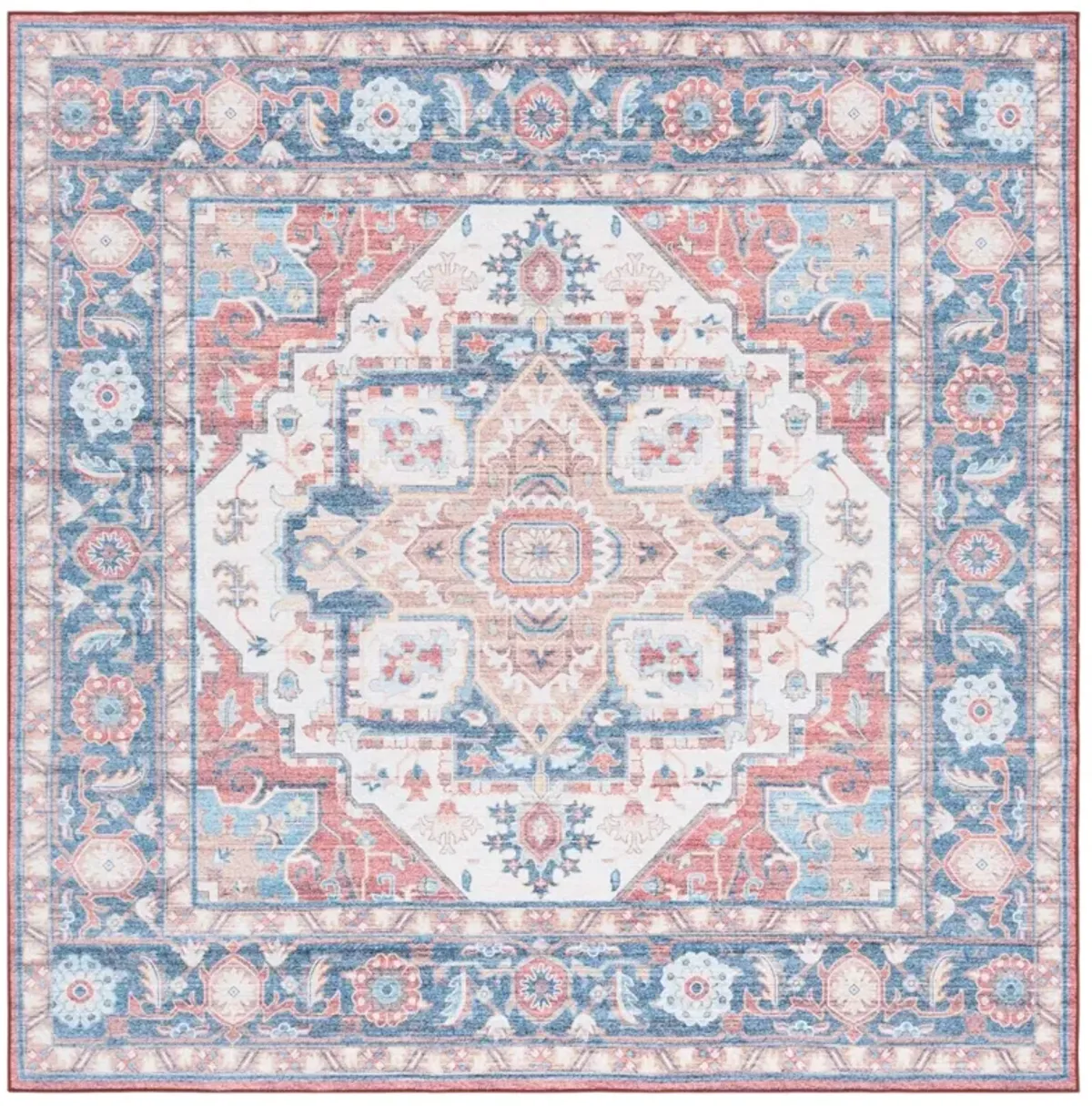 ARIZONA 913 RUST  6' x 6' Square Square Rug