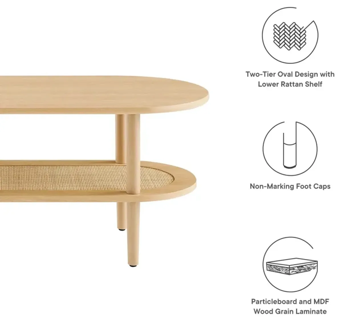 Torus Oval Coffee Table