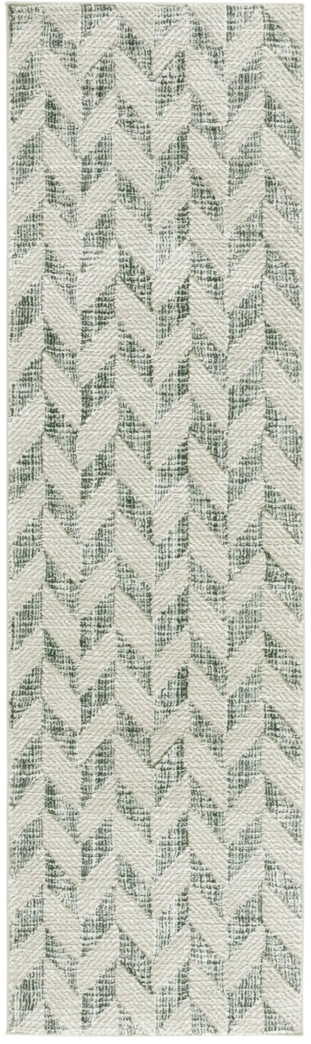 REVIVE 122 SAGE  2'-3' x 8' Runner Rug