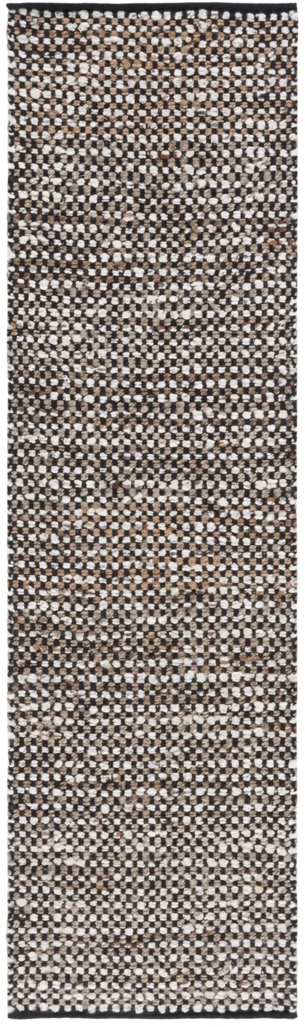 NATURA 349 BLACK  2'-3' x 10' Runner Rug
