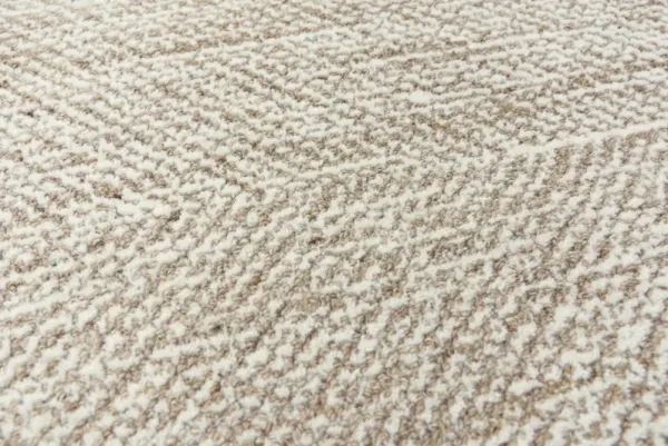 Etchings Tan Geometric  Wool 5' x 7'6" Rectangle Rug