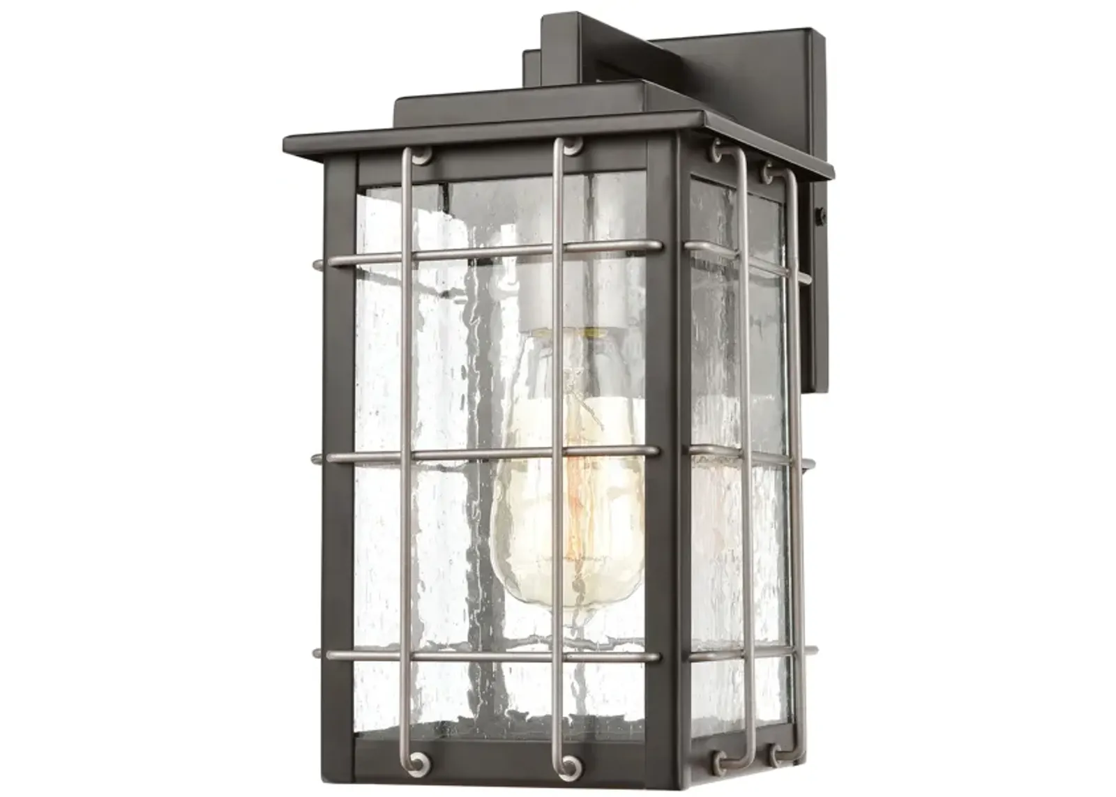 Brewster 11" High 1-Light Outdoor Sconce - Matte Black