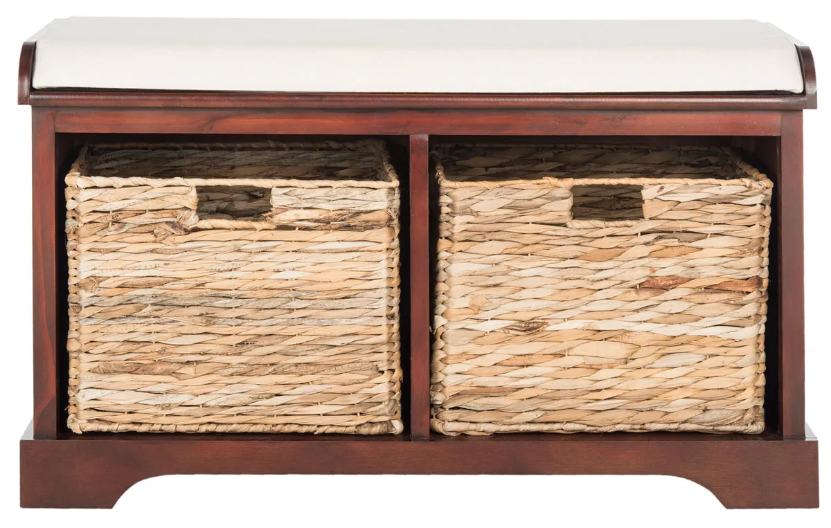 FREDDY WICKER STORAGE BENCH