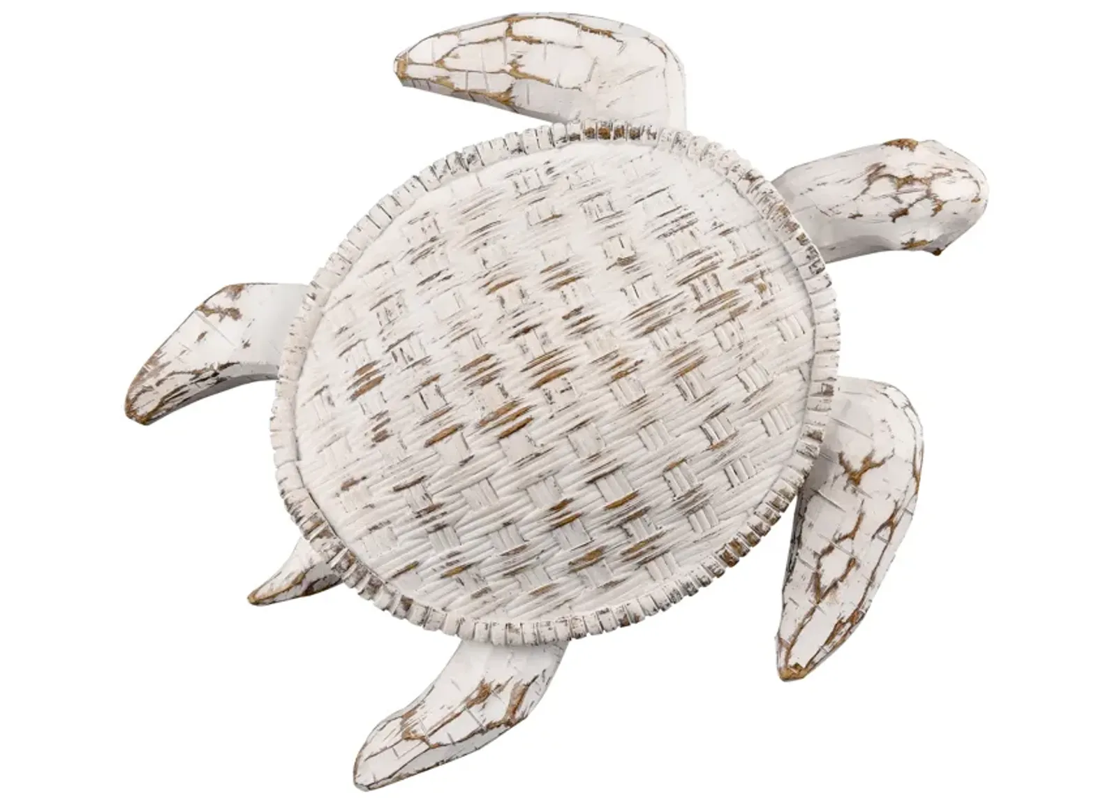 Aly Turtle  -  Whitewash - Set of 2