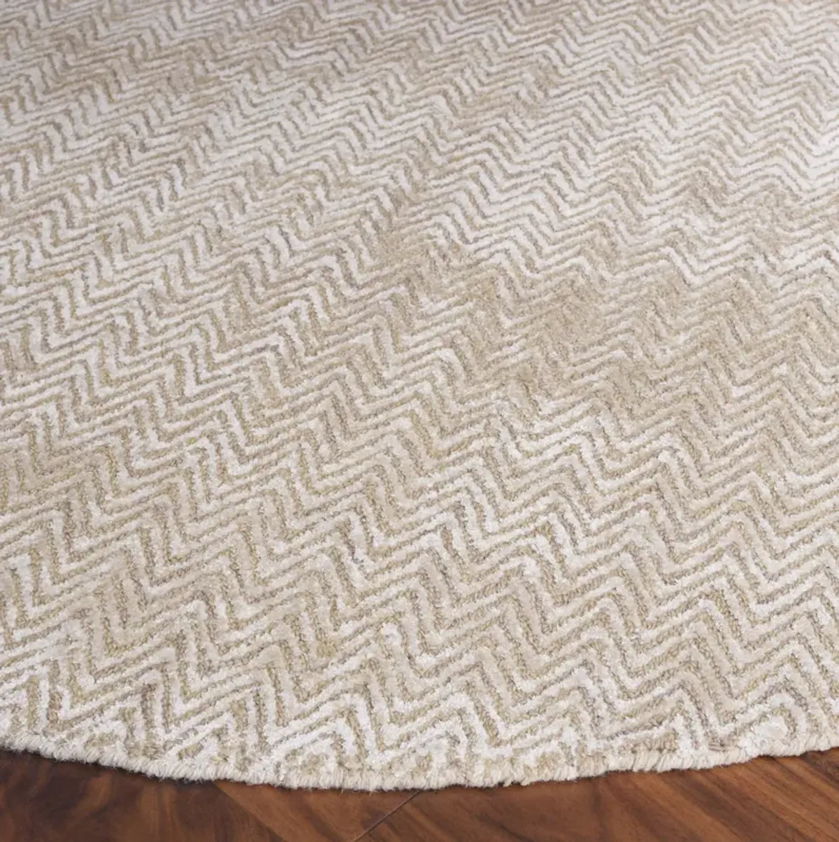 GLAMOUR Hand Tufted 6' x 6' Round area rug