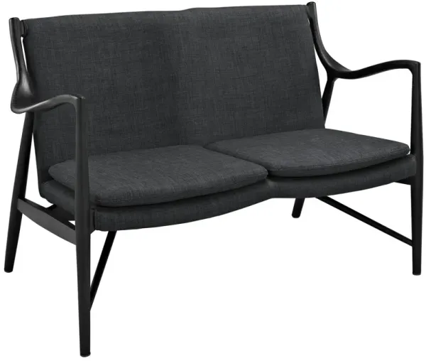 Makeshift Upholstered Fabric Loveseat by Modway
