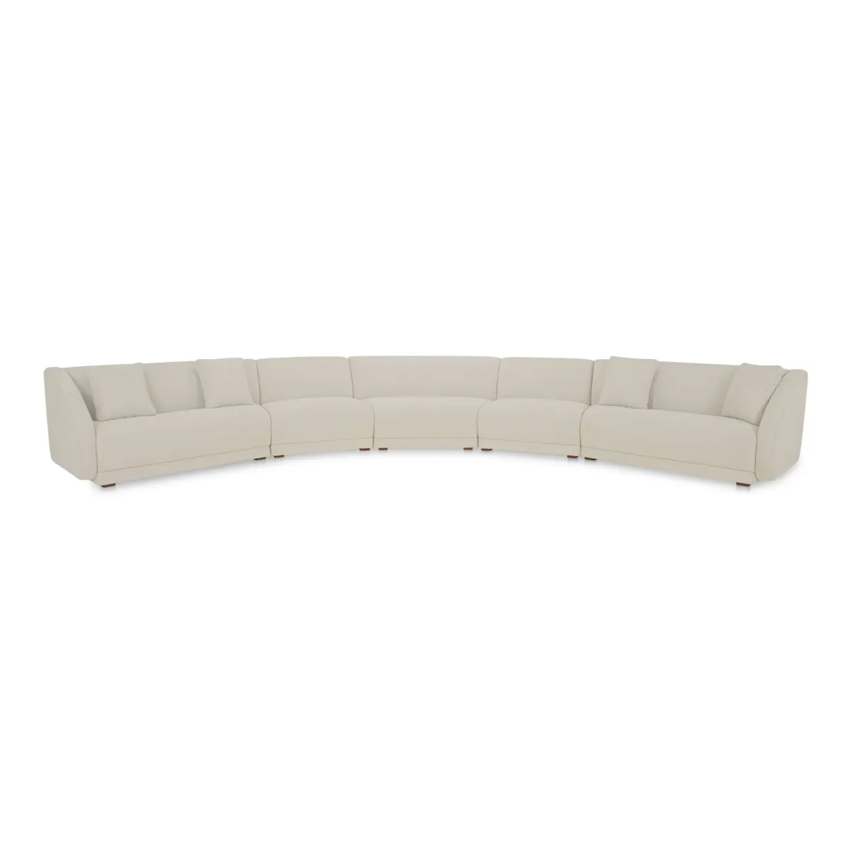 Fraser 5 Piece Modular Sectional White