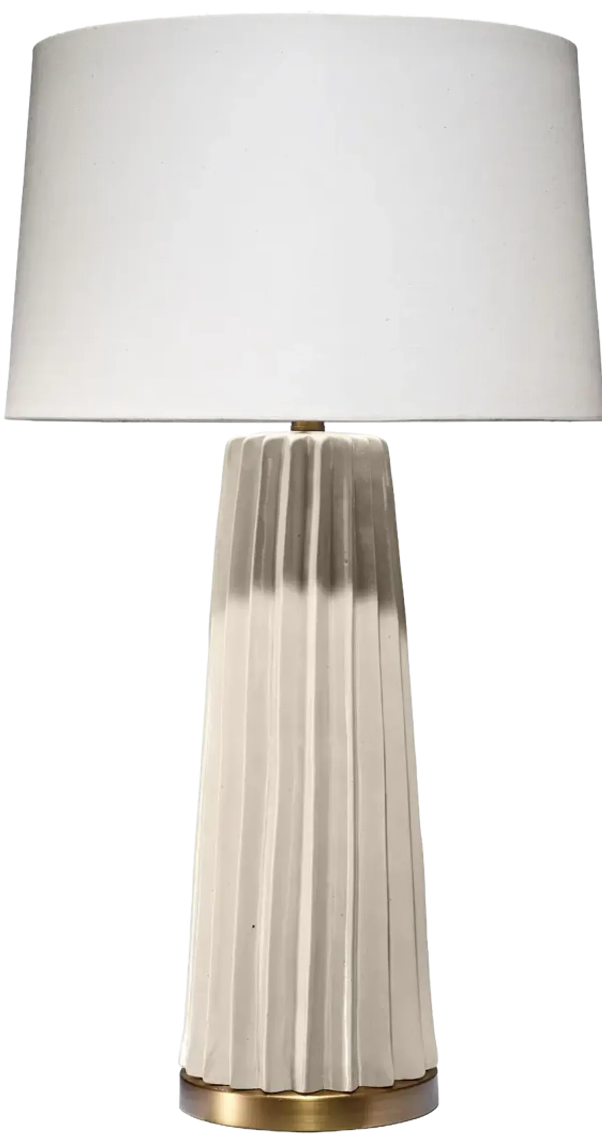 Pleated Ceramic Table Lamp