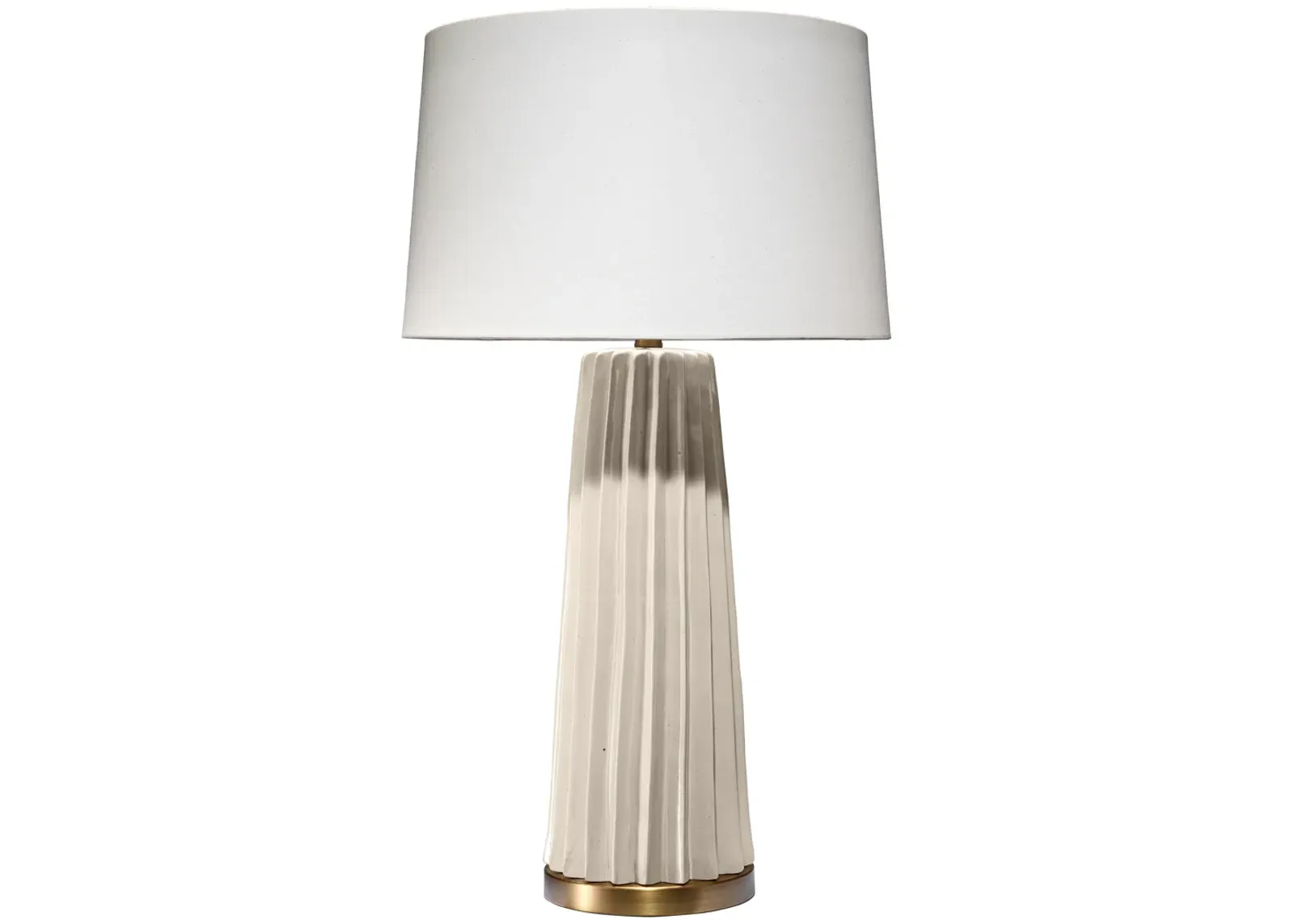 Pleated Ceramic Table Lamp