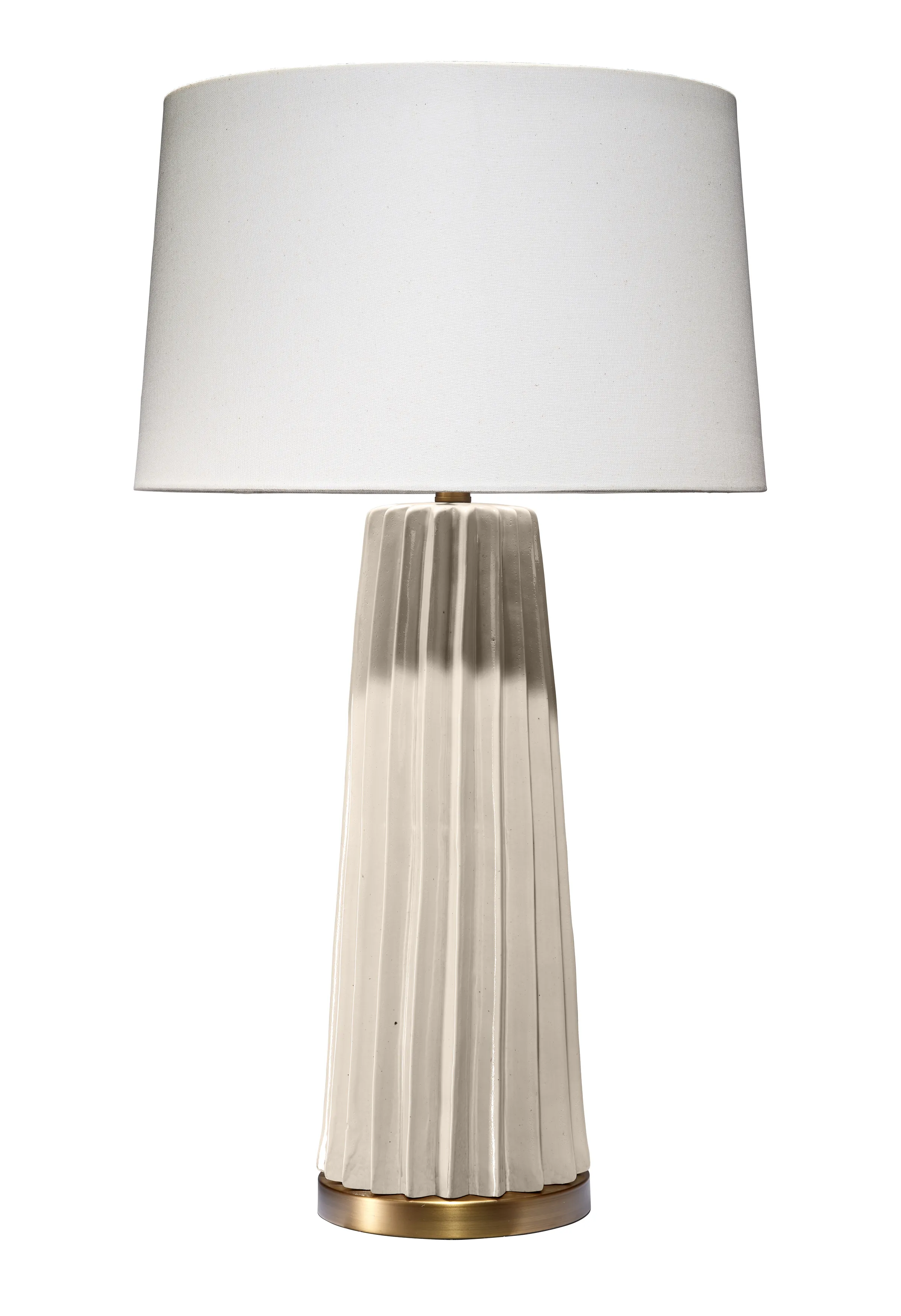 Pleated Ceramic Table Lamp