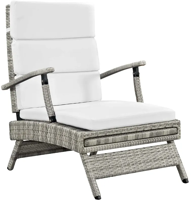 Envisage Chaise Outdoor Patio Wicker Rattan Lounge Chair