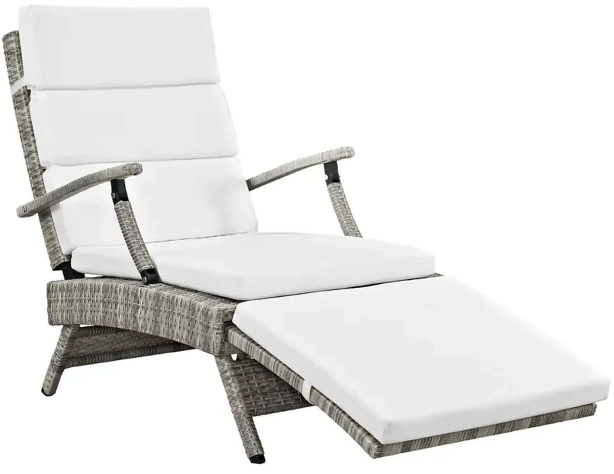 Envisage Chaise Outdoor Patio Wicker Rattan Lounge Chair