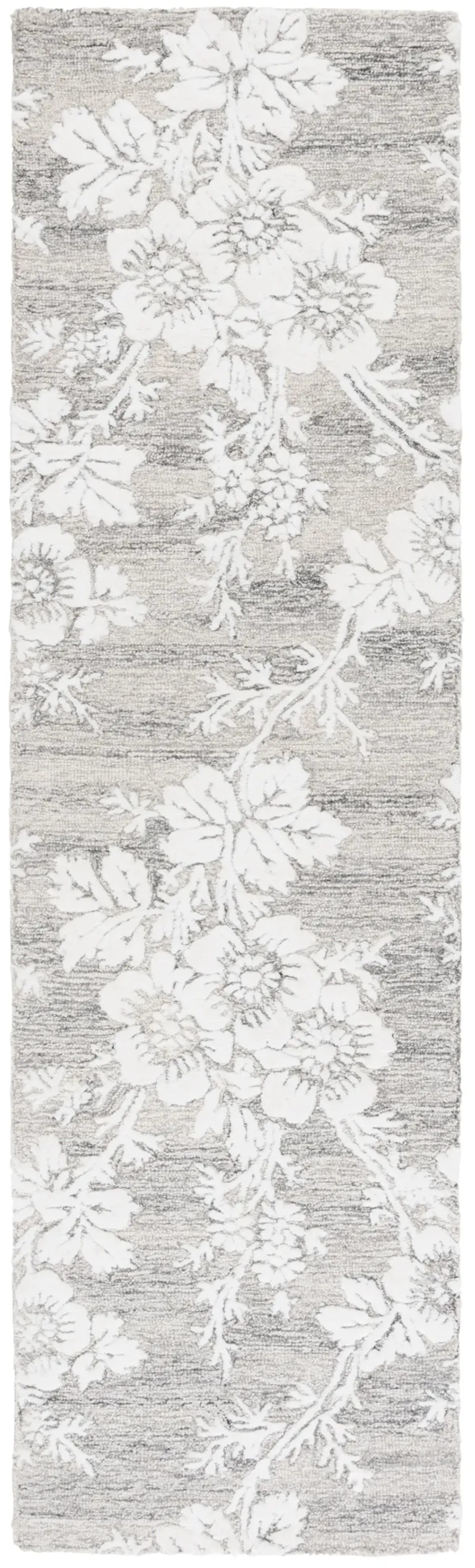 GLAMOUR 625 GREY  2'-3' x 8' Runner Rug