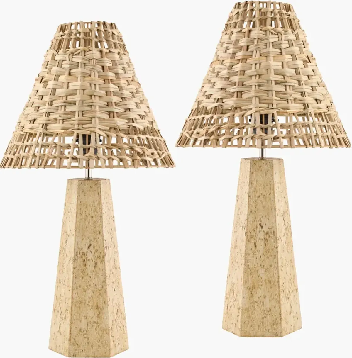 Iskut ISK-001 21"H x 12"W x 12"D Accent Table Lamp