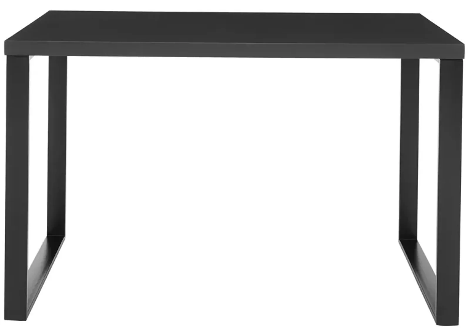 Dillon 48" Desk in Matte Anthracite with Matte Black Steel Base