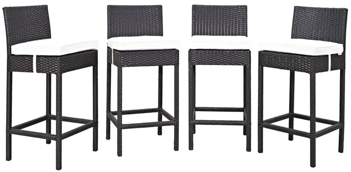 Convene 4 Piece Outdoor Patio Pub Set