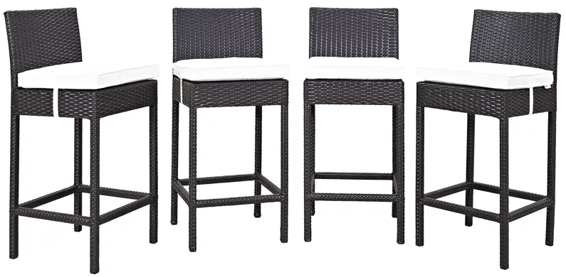 Convene 4 Piece Outdoor Patio Pub Set