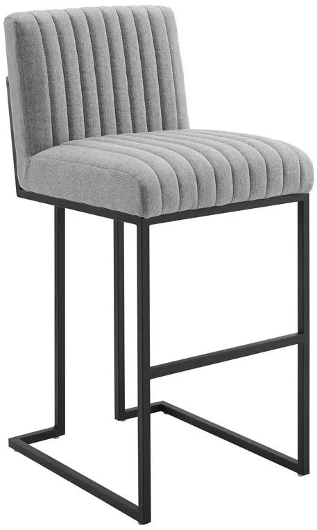 Indulge Channel Tufted Fabric Bar Stools