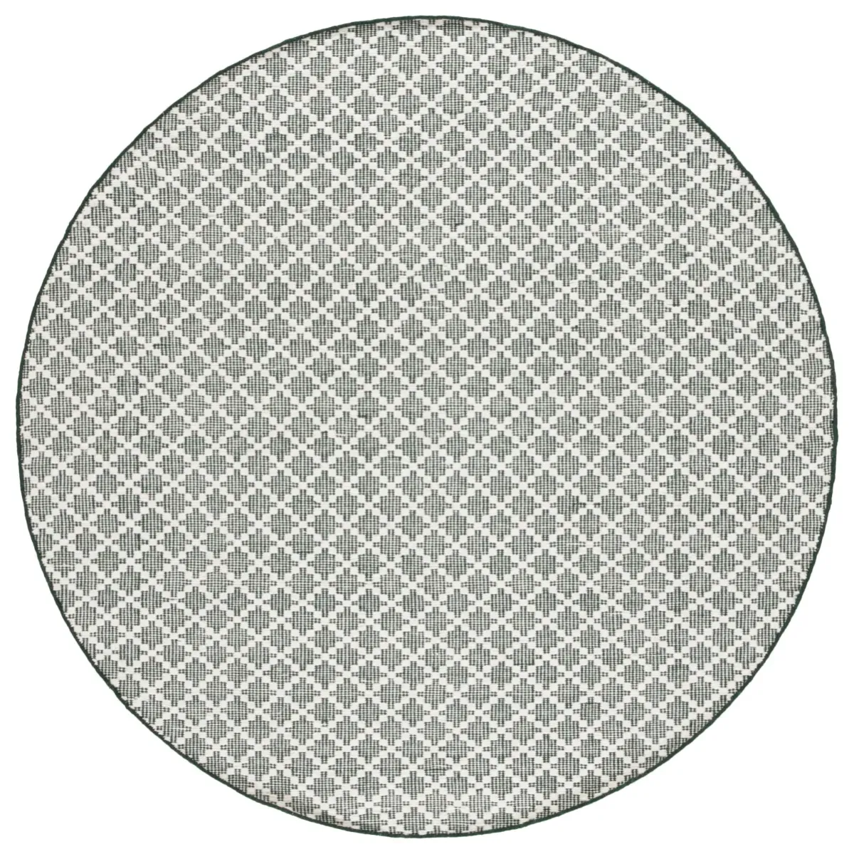 VERMONT 908 GREEN  6' x 6' Round Round Rug