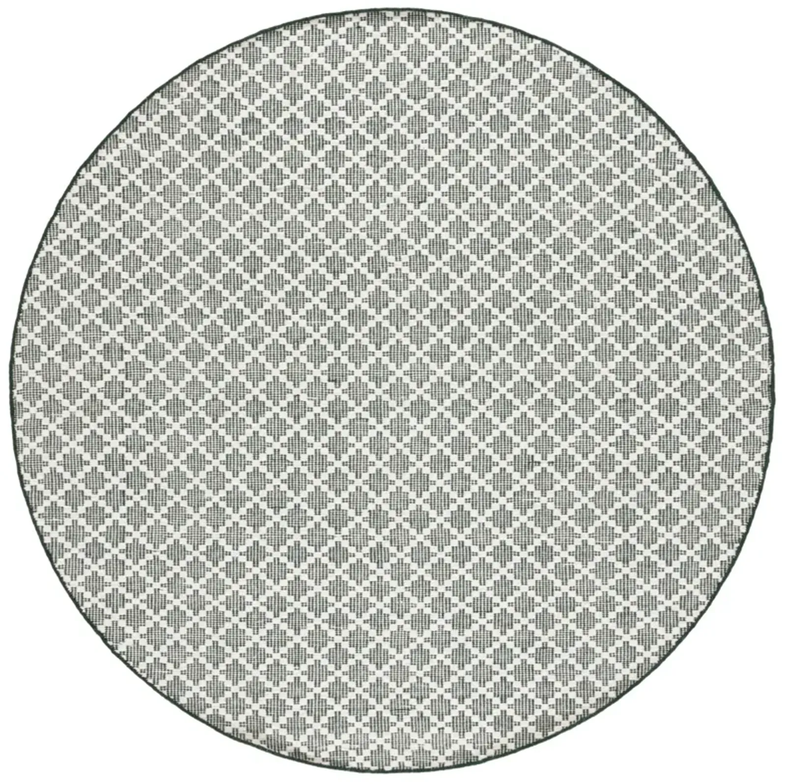 VERMONT 908 GREEN  6' x 6' Round Round Rug