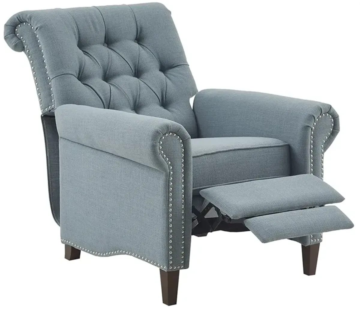 Madison Park Aidan Blue Recliner