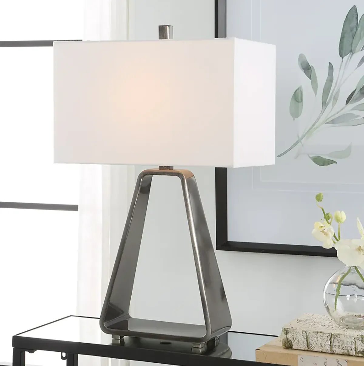 Halo Modern Open Table Lamp