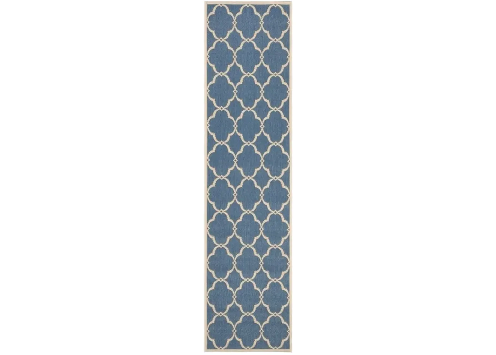 Safavieh BEACH HOUSE Collection BHS125M-28 Blue / Creme 2'-2" X 8'