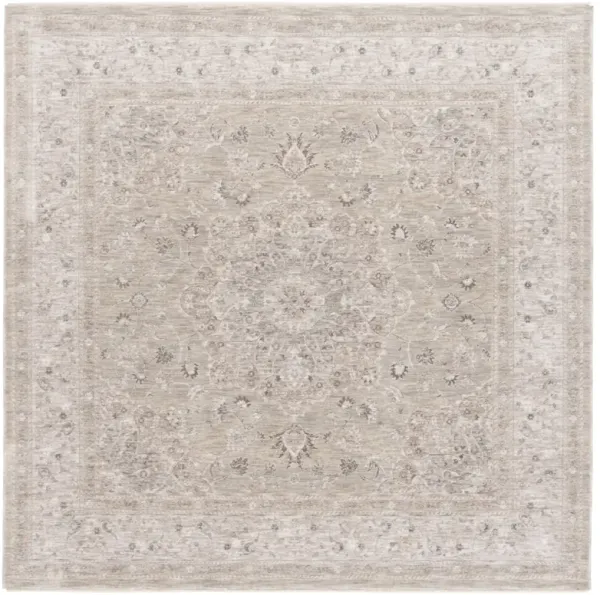 MASON 114 LIGHT GREY  6'-3' x 6'-3' Square Square Rug