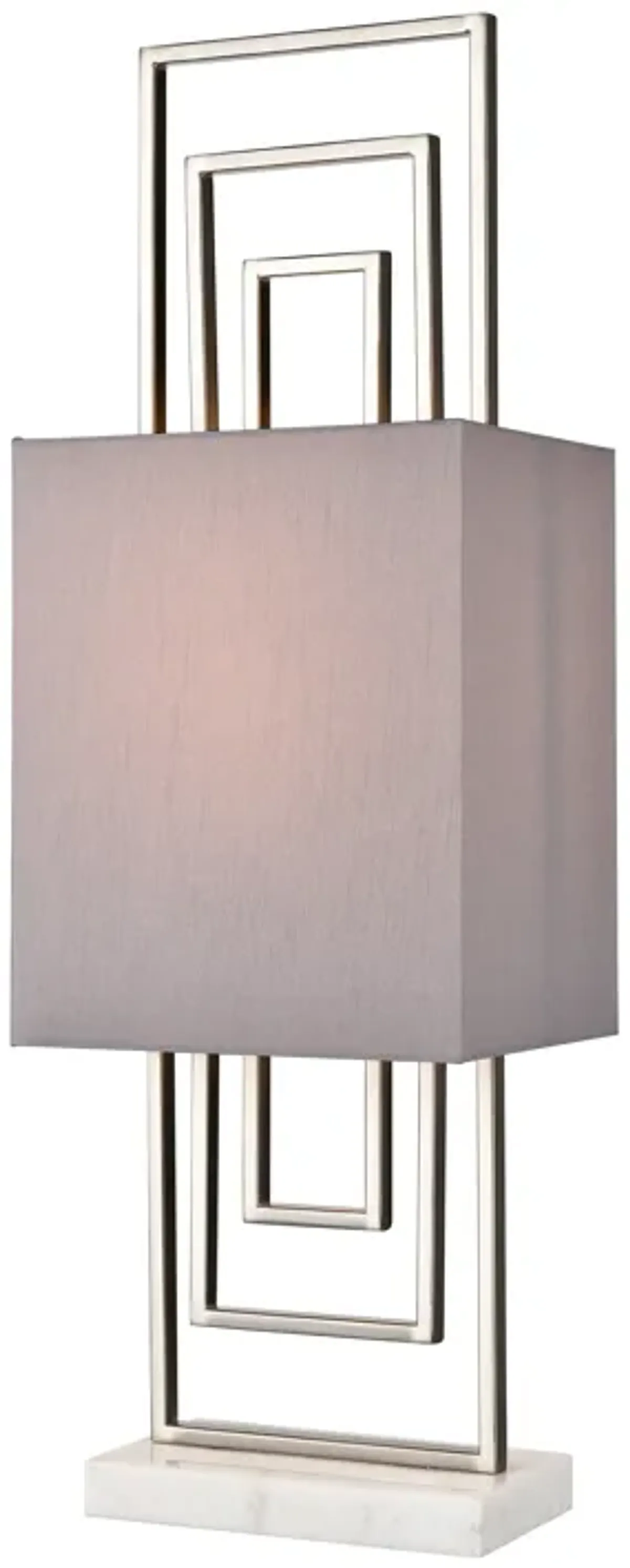 Marstrand 30'' High 1-Light Table Lamp - Satin Nickel - Includes LED Bulb