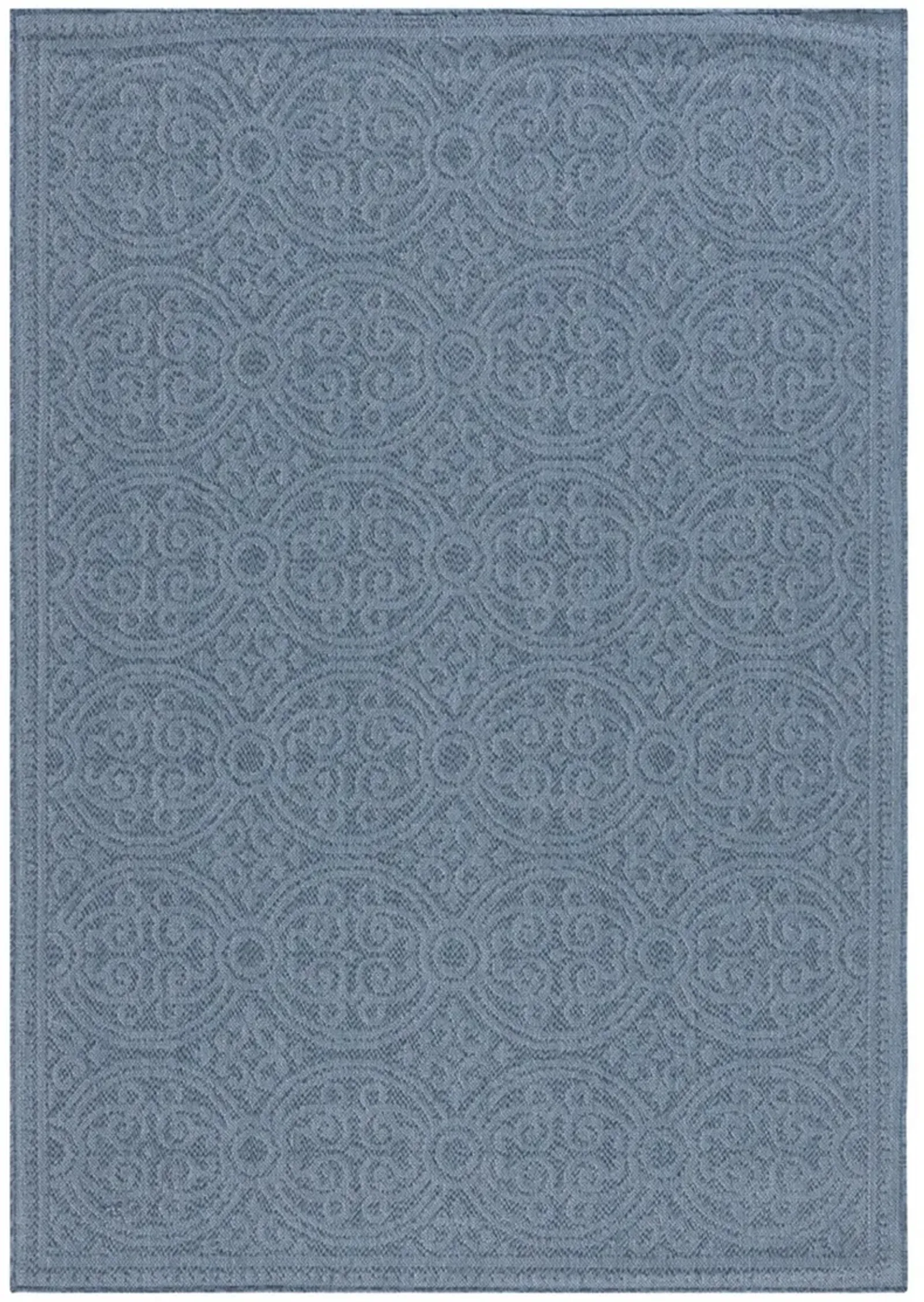 BERMUDA  809 Blue 9' X 12' Large Rectangle Rug