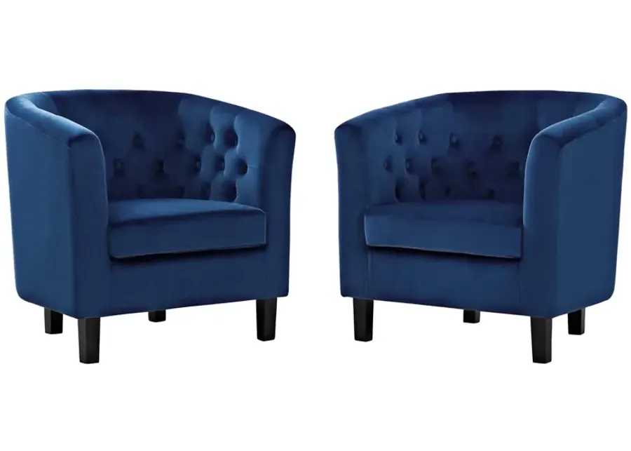 Prospect 2 Piece Performance Velvet Armchair Set