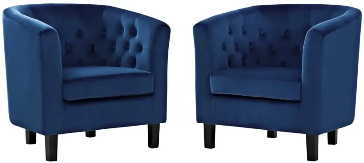 Prospect 2 Piece Performance Velvet Armchair Set