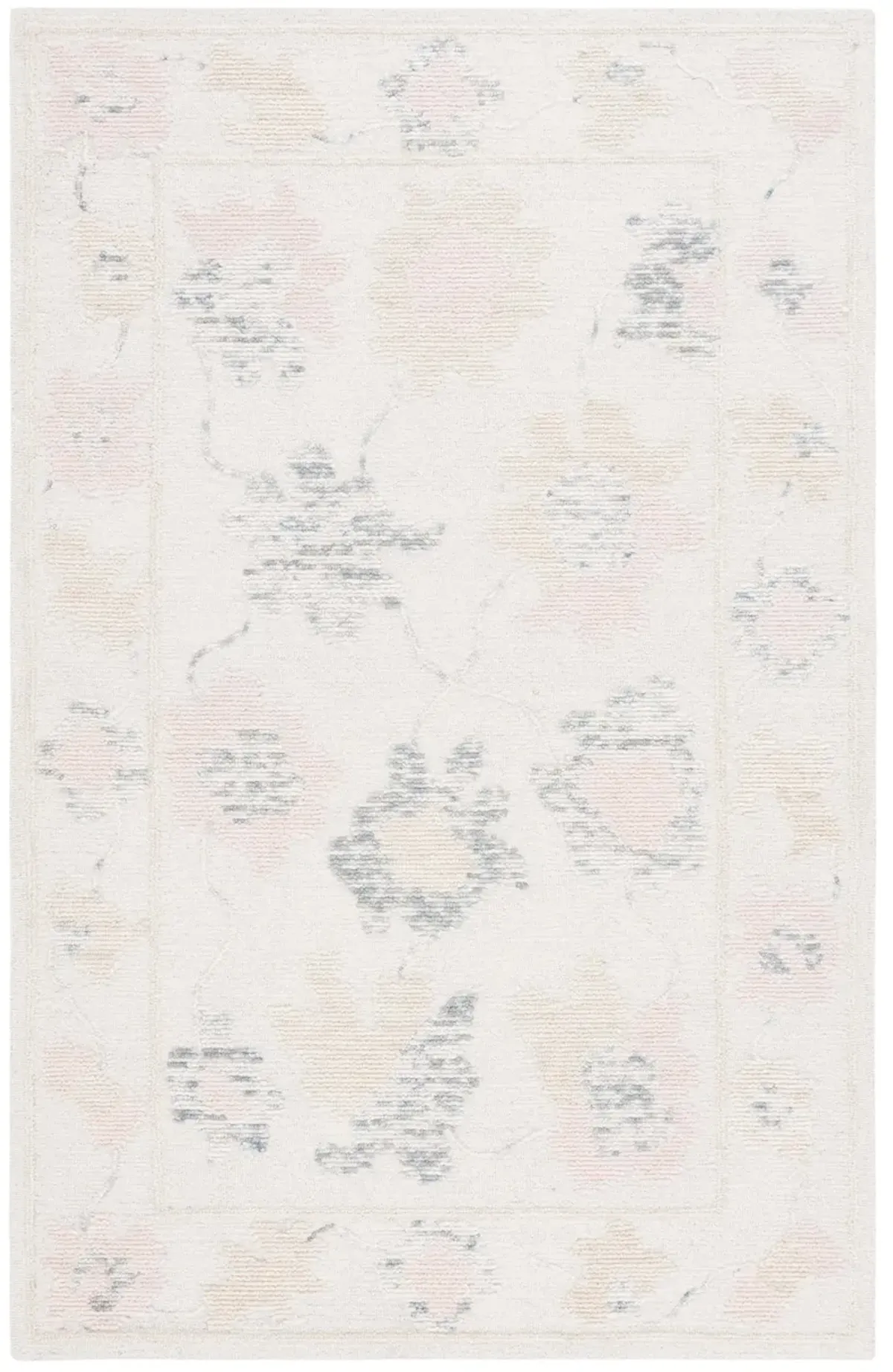 ABSTRACT Hand Tufted 4' x 6' area rug